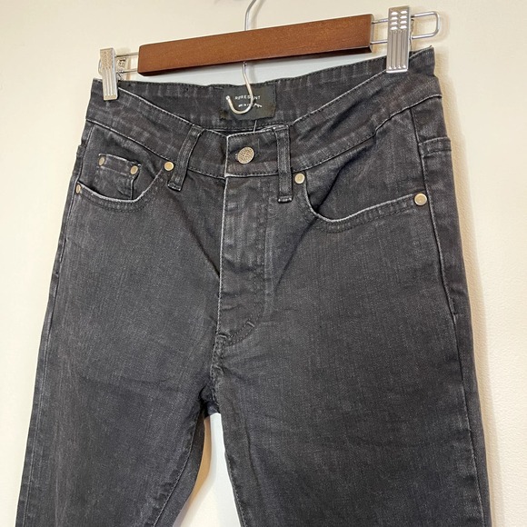 Represent Mens Essential Denim Jeans in Black Denim Made in Italy Size 28 - Picture 2 of 7